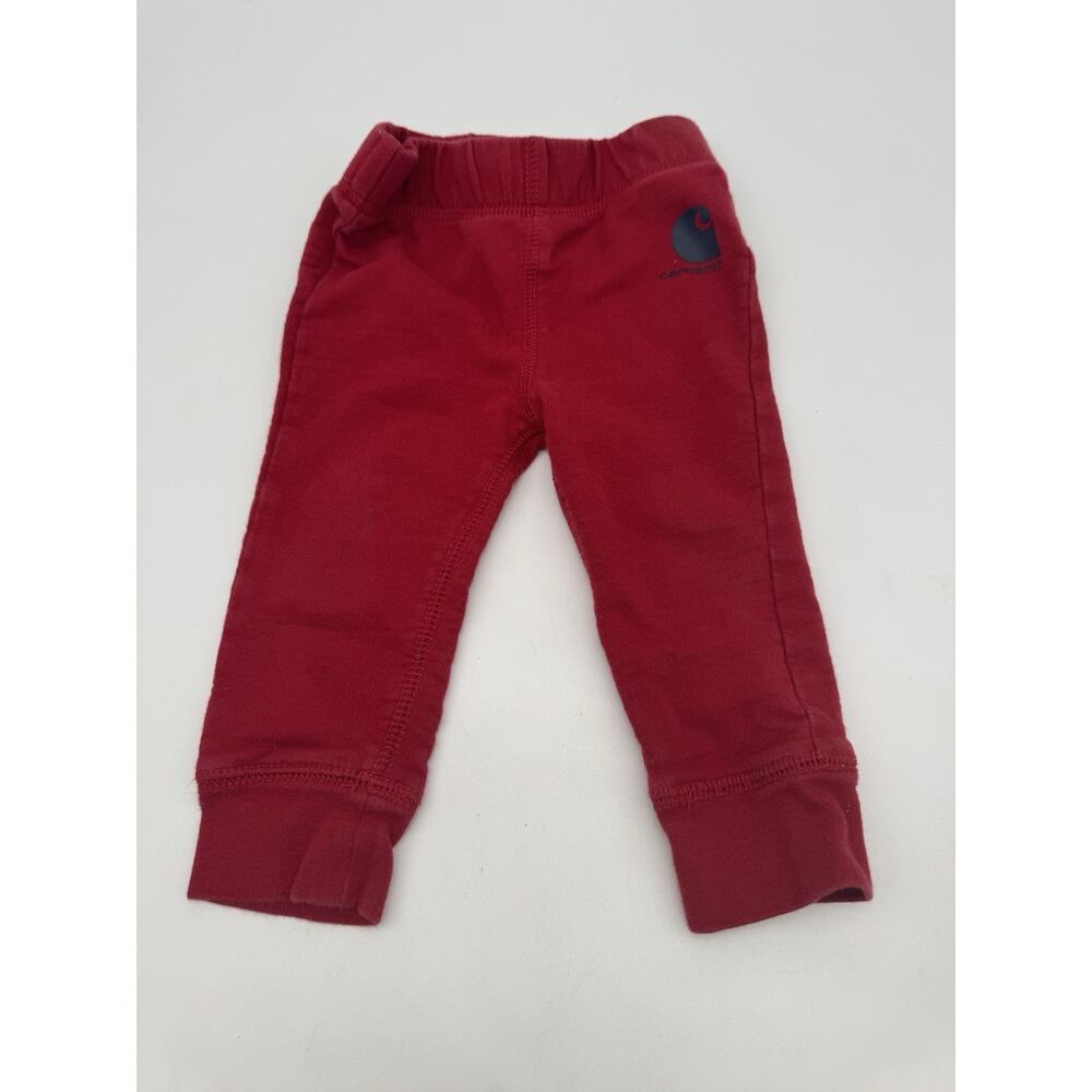 Carhartt Baby 9 Months Red Brick Jogger Sweatpants